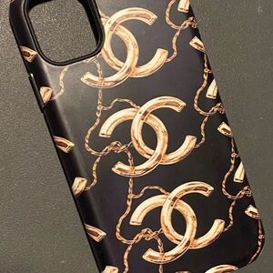 Designer Inspired Black and Gold Phone Case 📱